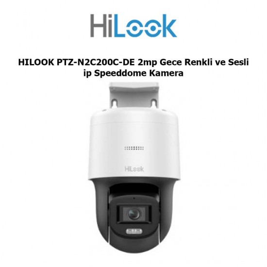Hilook PTZ-N2C200C-DE 2MP gece renkli sesli IP speed dome kamera hareketli güvenlik kamerası
